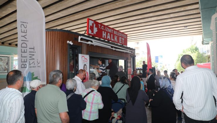 Halk Et Mobil Aracı Körfez’de yoğun ilgi gördü