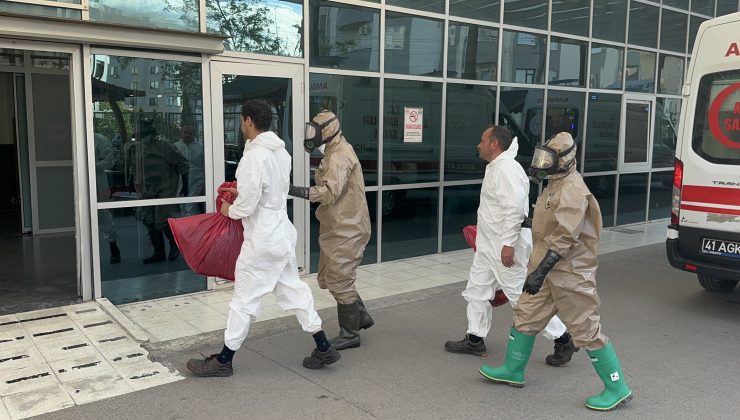 4 işçi hastaneye kaldırıldı