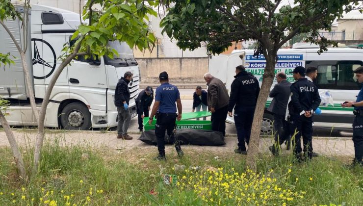 Tır sürücüsü araçta asılı halde ölü bulundu
