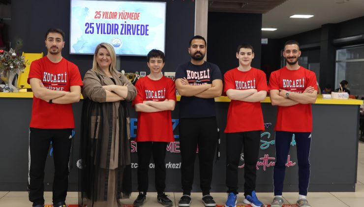 Kocaeli Yüzme Kulübü başarıdan başarıya koşuyor