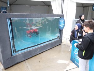 “İnsansız Su Altı Sistemleri Aracı” EnFest’te ilgi görüyor