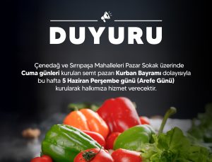 Derince Merkez Semt Pazarı Arefe Günü Kurulacak