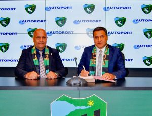 Kocaelispor’un sırt reklanı Autoport’un oldu