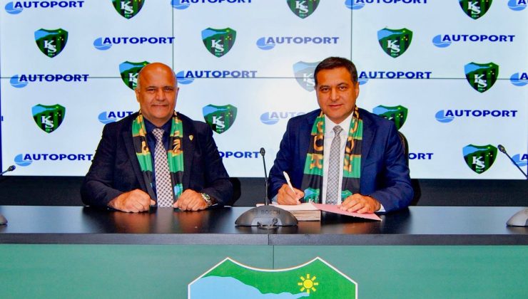 Kocaelispor’un sırt reklanı Autoport’un oldu