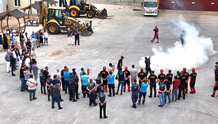 Kartepe Belediyesi’nde Gerçeğini Aratmayan Tatbikat