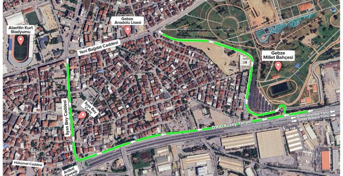 Gebze’de yeni trafik dolaşım planı hayata geçiyor
