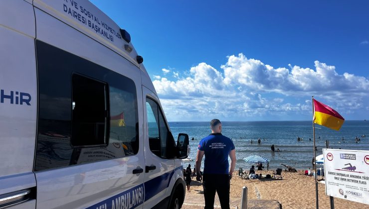 Nakil Ambulans ekipleri sahillerde nöbette