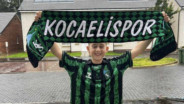İskoçya’da Bir Körfezli: 12 Yaşındaki Jayden Artık Kocaelispor Taraftarı!