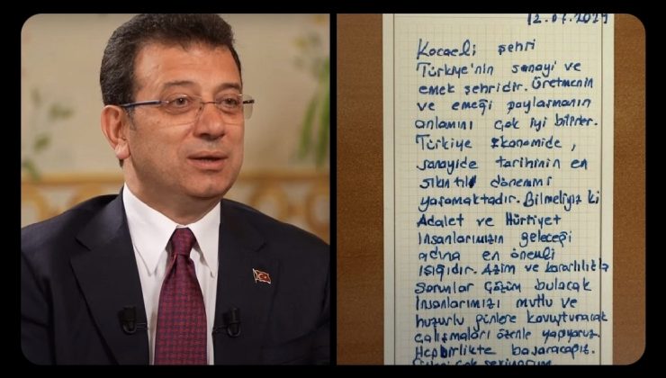 Ekrem İmamoğlu’ndan Kocaeli Halkına Mesaj