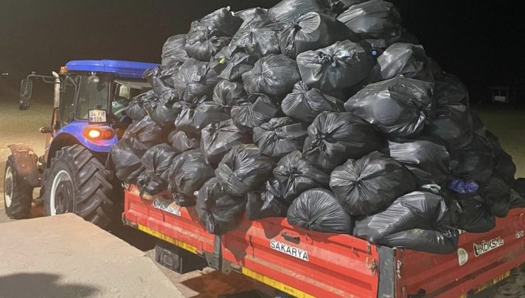 Kandıra Sahillerinden 992 Ton Çöp Toplandı