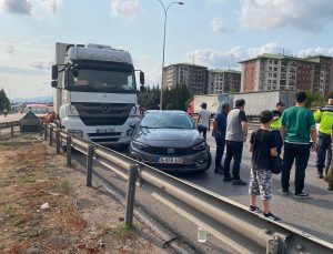 TEM Otoyolu’nda Zincirleme Kazada Yaralanan Olmadı