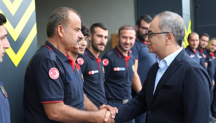 Baraçlı’dan itfaiyecilere moral ziyareti