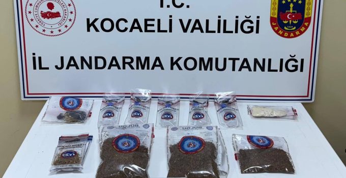 Jandarmadan İzmit ve Başiskele’de Uyuşturucu Operasyonu