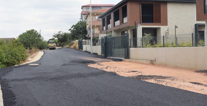 İzmit Belediyesi’nden Kabaoğlu’na Asfalt Çalışması