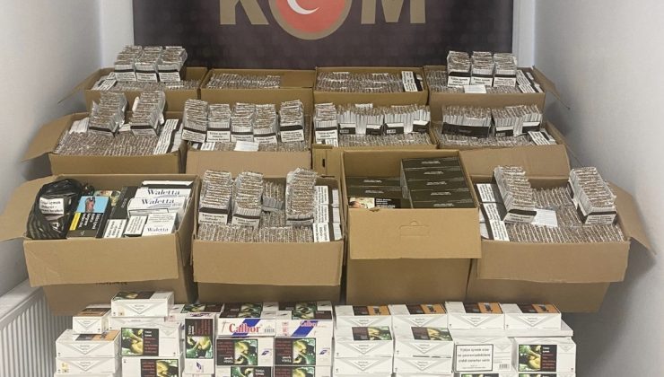 Kocaeli’de Kaçak Tütün Operasyonu: 169 Bin Dal Dolu Makaron Ele Geçirildi
