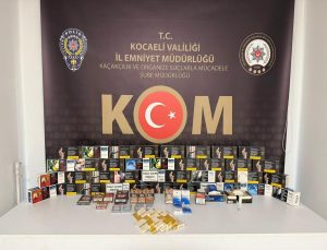 İzmit’te kaçakçılık operasyonu: 6 işyerine baskın