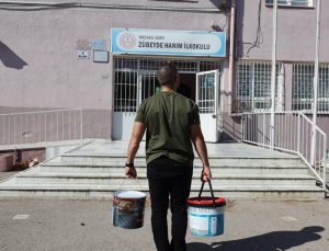 Okullara son 5 yılda 547 bin litre boya desteği