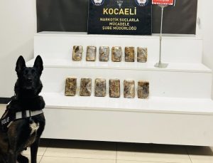 Otobüsün bagajında 6 kilo 765 gram eroin ele geçirildi