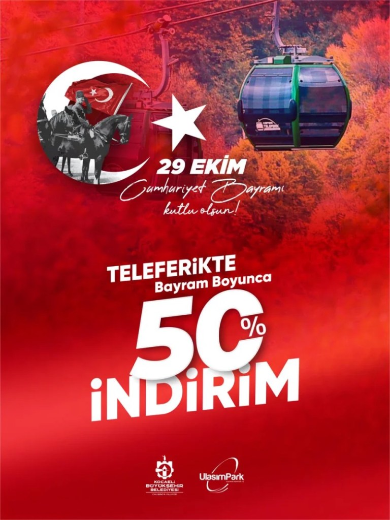 Kartepe’de teleferik keyfi yarı fiyatına!