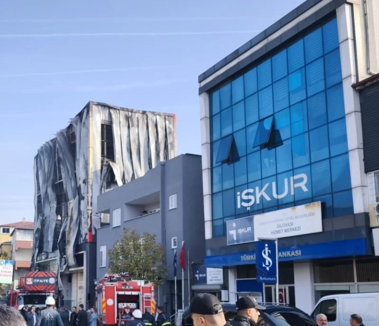 Dilovası’nda Yangın Faciası: Yangın Merdiveni Yok!