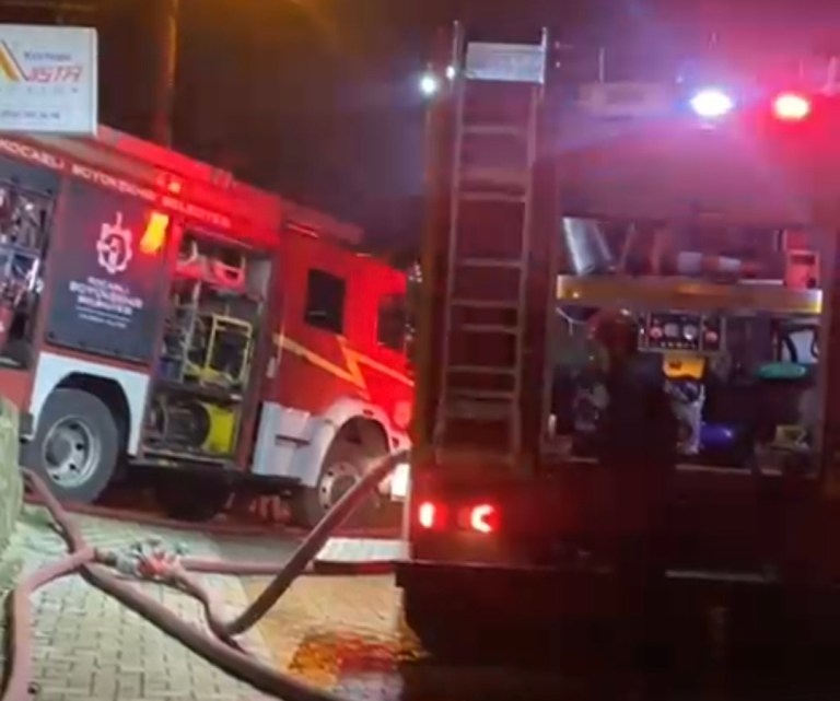 Kartepe’de Bungalovda Gece Yangını!
