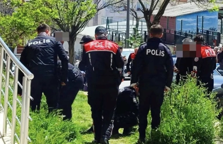 Okul yakınında silah sesleri korkuttu!