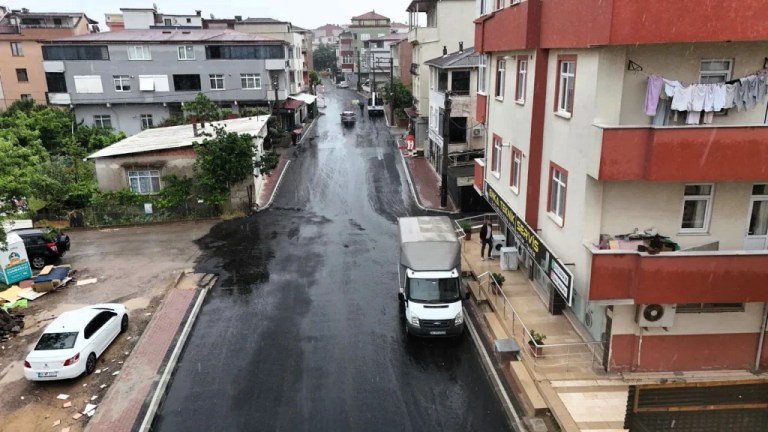 Darıca Mevlana Caddesi’nde üstyapı tamamlandı